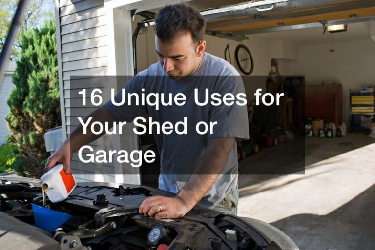 16 Unique Uses for Your Shed or Garage